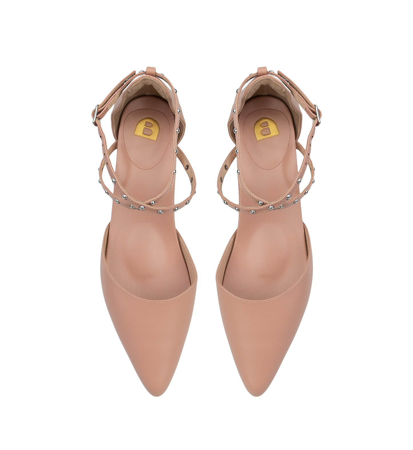Grackle Blossom Leather Flats