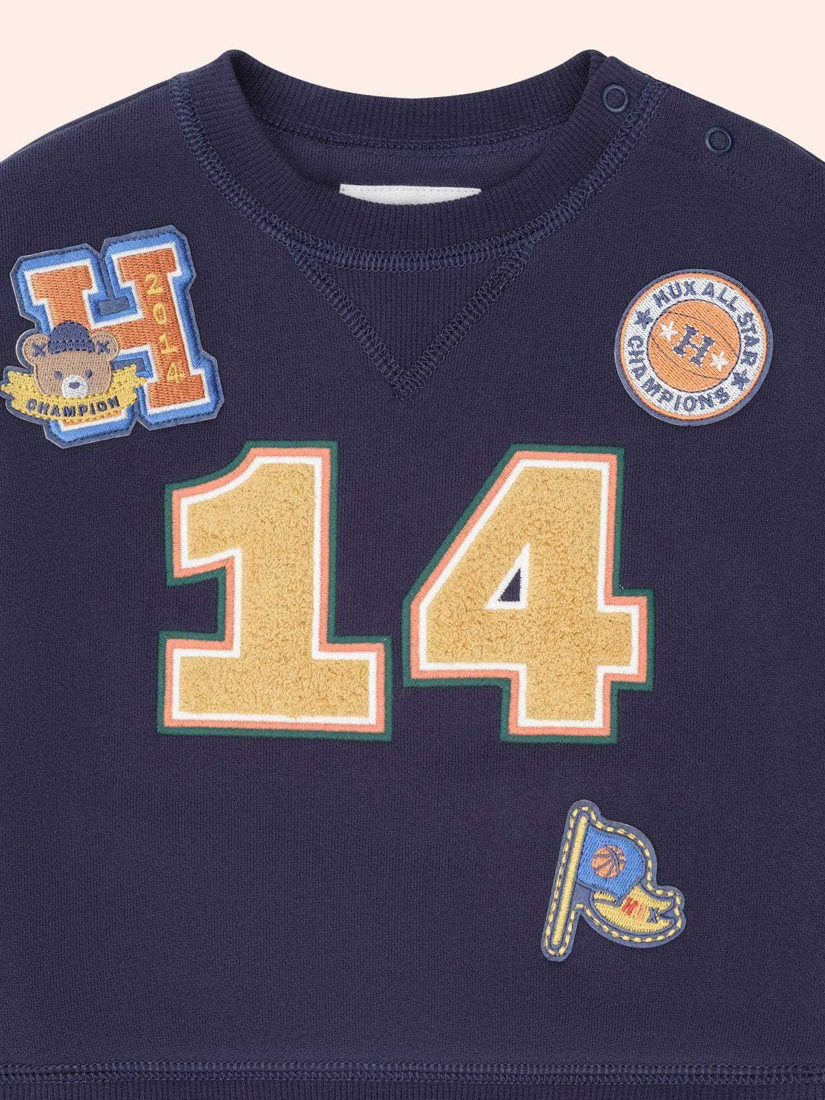 Collegiate Patches Sweatshirt
