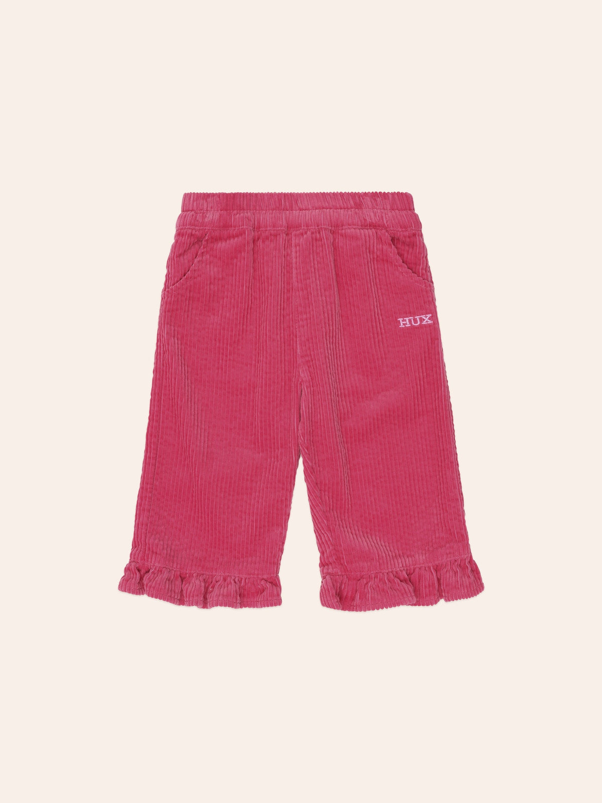 Cord Frill Hem Pant