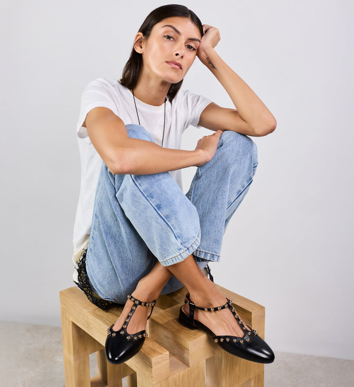 Wagtail Leather & Hardware Flats