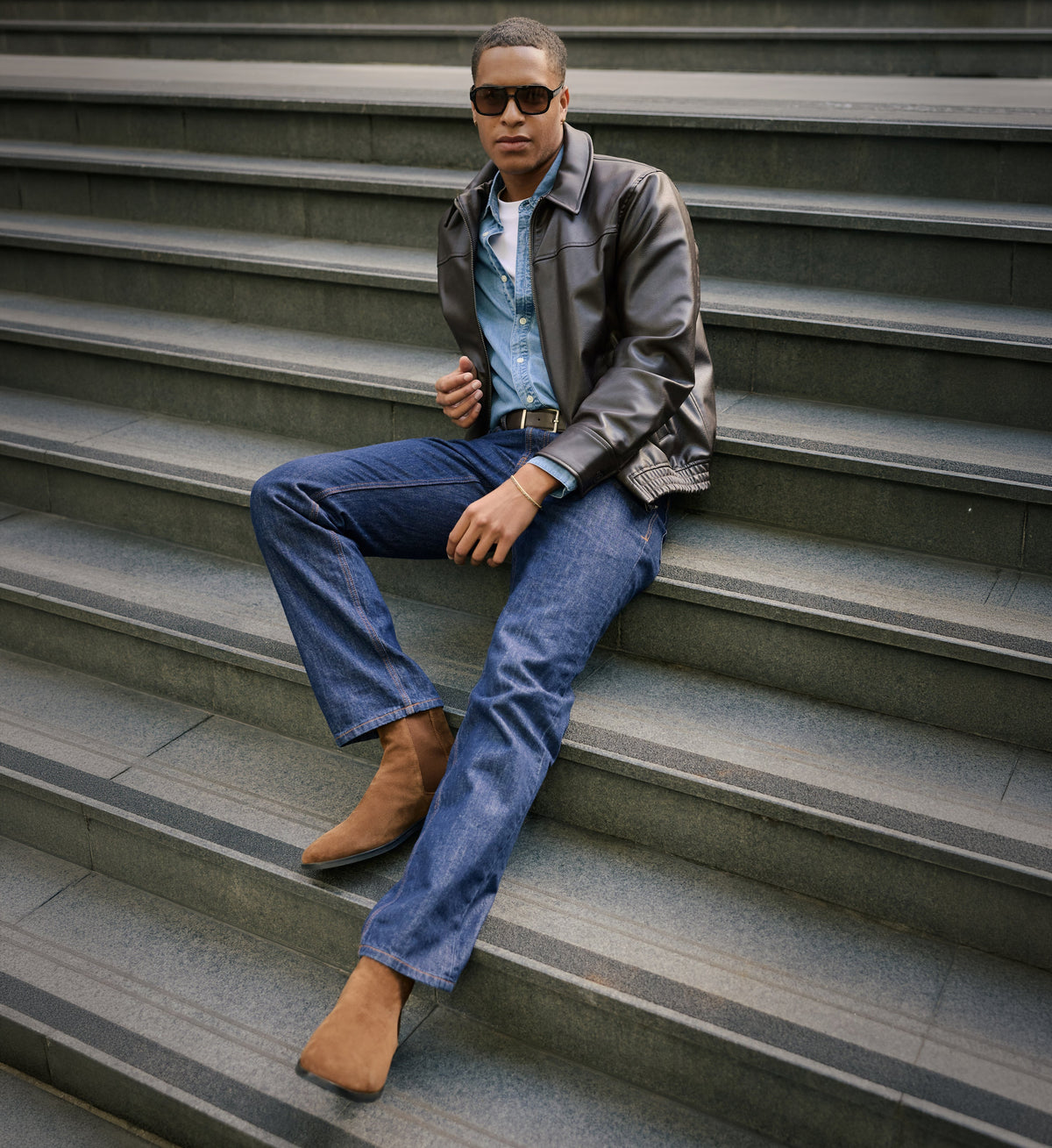 Europium Tan Suede Men's Boots
