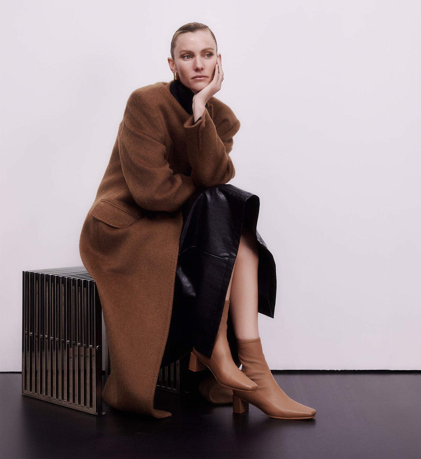 Hylia Stretch Leather Calf Boots