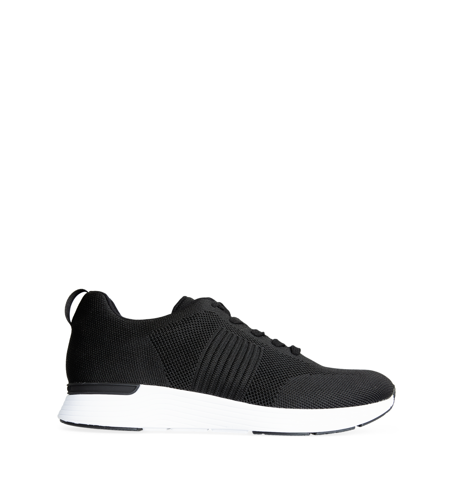 Jabiru Black Knit Sneakers