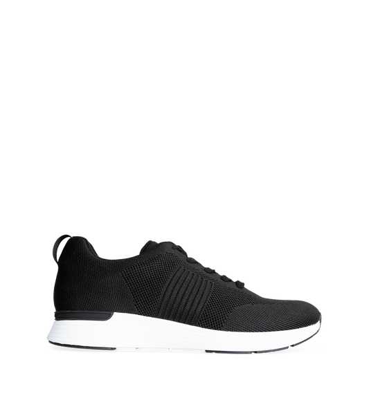Jabiru Black Knit Sneakers