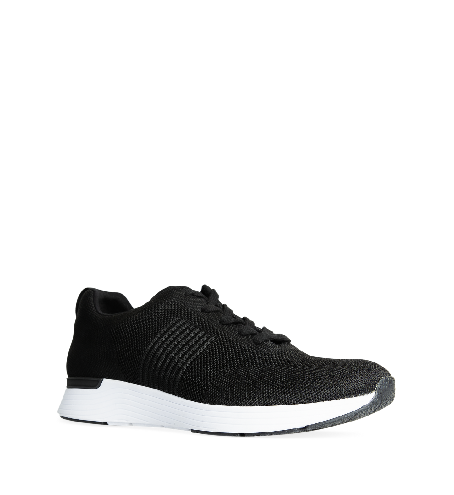 Jabiru Black Knit Sneakers