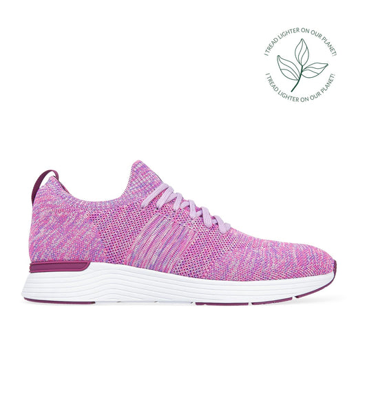 Jinzo Pink Marle Knit Sneakers
