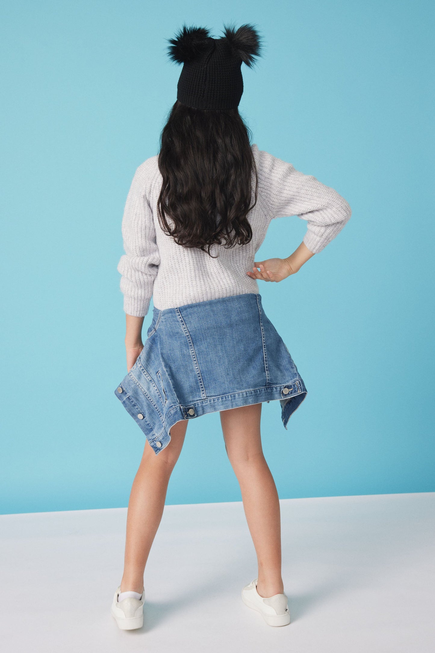 Girls Chloe Rib Detail Knit