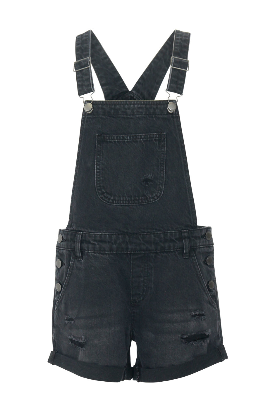 Girls Lily Denim Short Overall