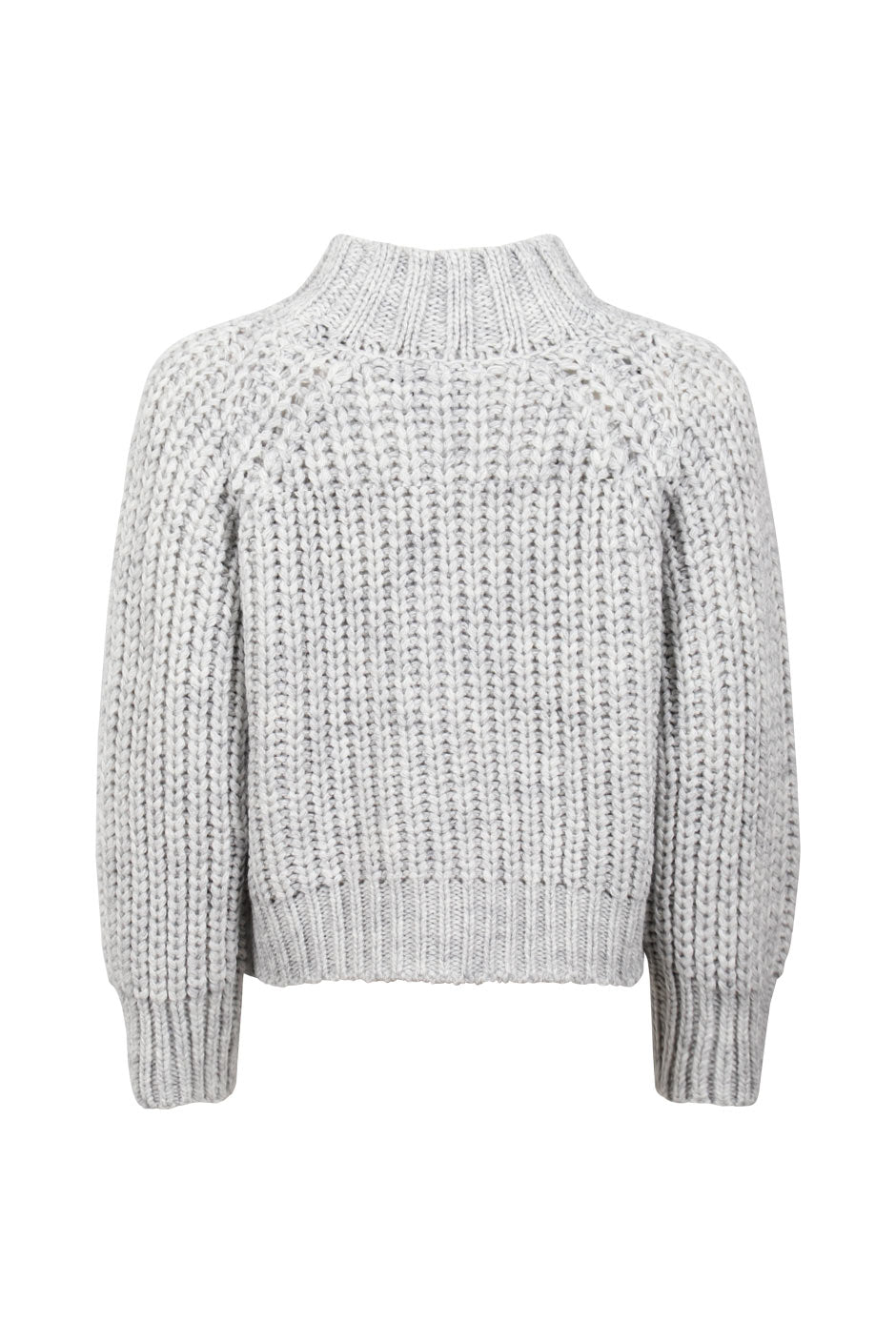 Girls Cropped Roll Neck Jumper