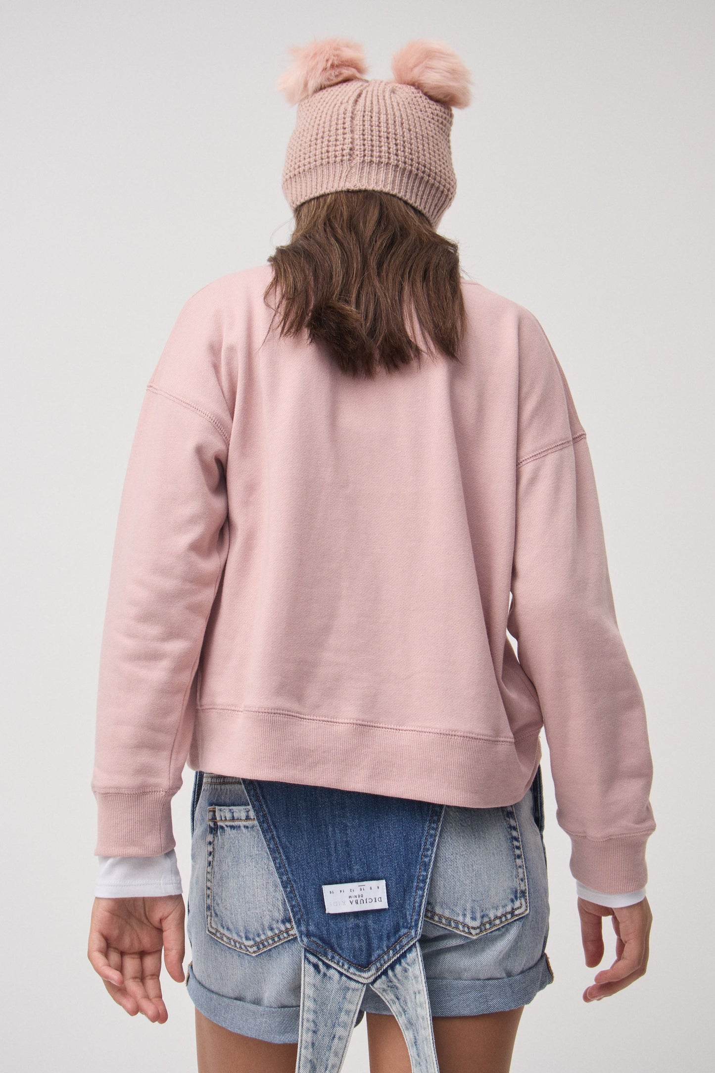 Girls Relax Cropped Crew
