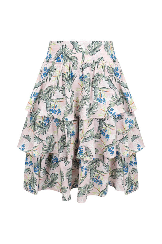 Girls Layla Ruffle Midi Skirt
