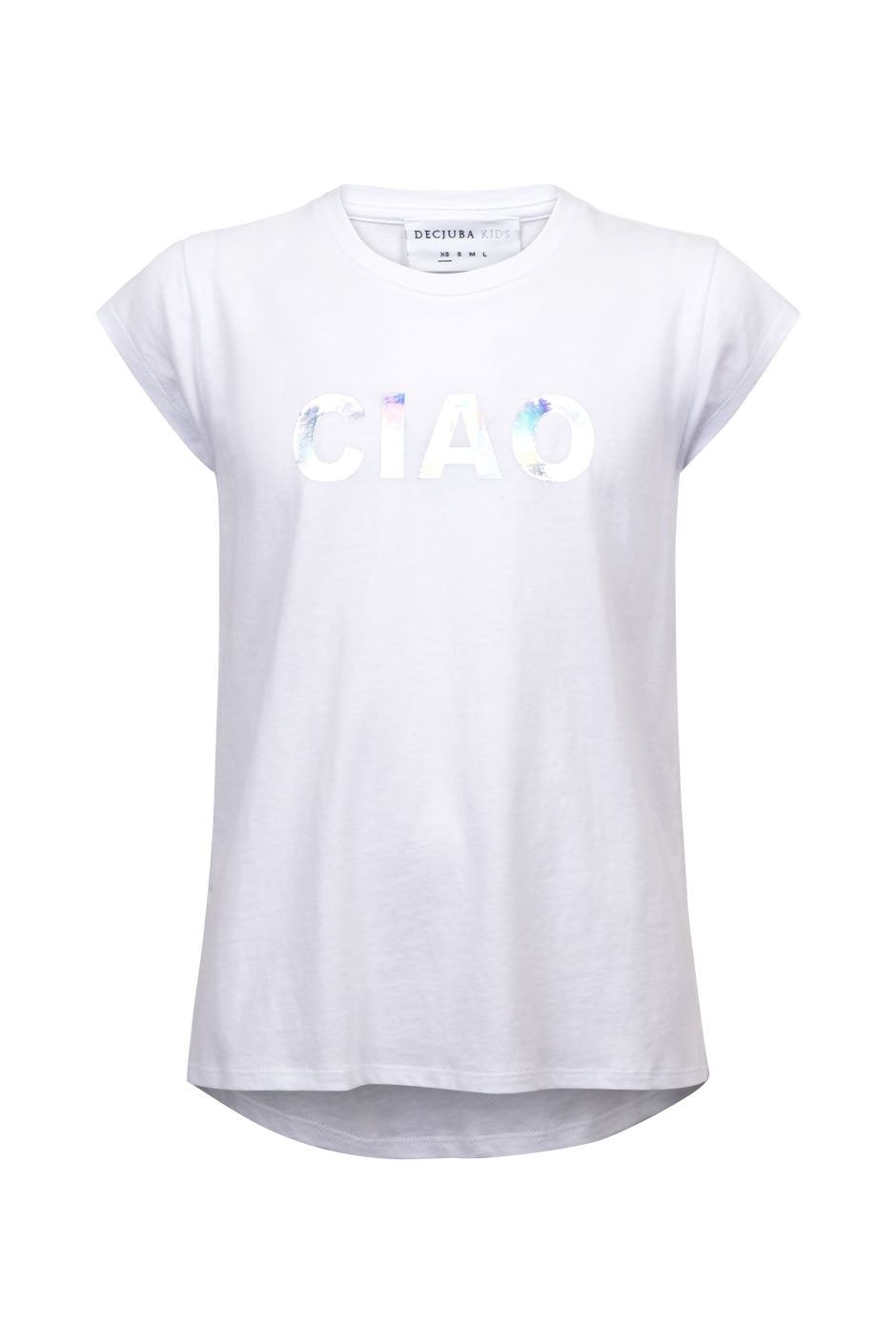 Girls Ciao Holographic Tee
