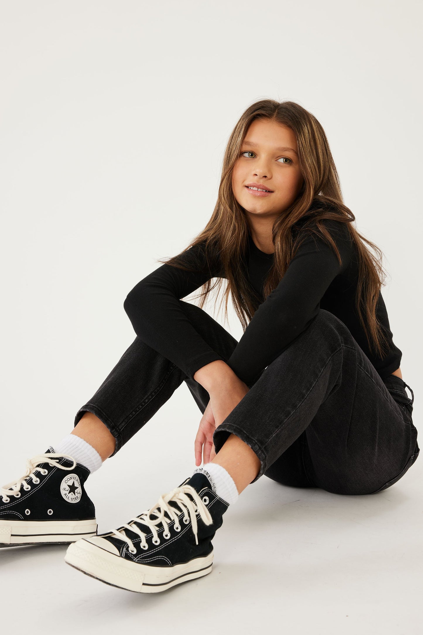 Girls Bonnie Mom Jean