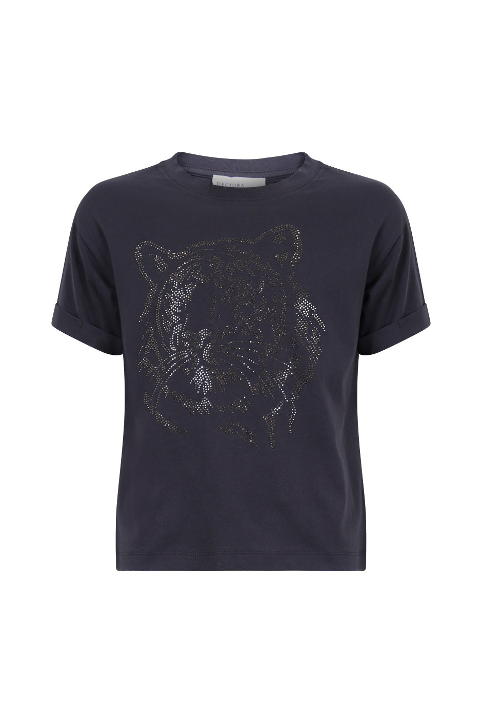 Girls Tiger Studded Tee