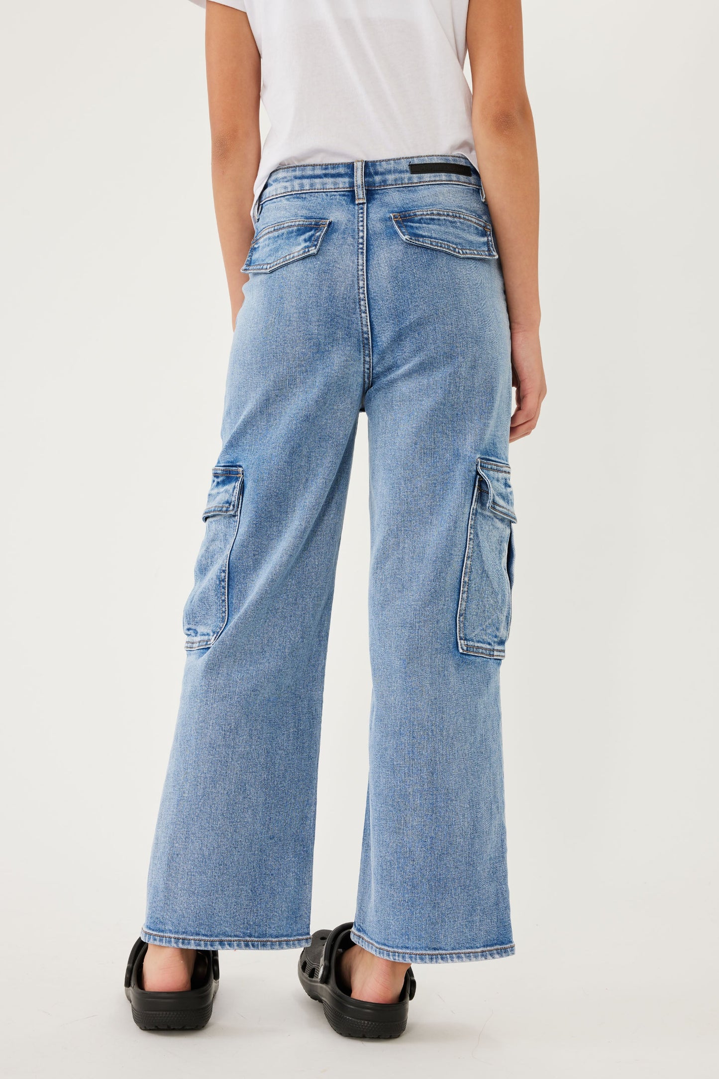 Girls Eliza Denim Cargo Jean