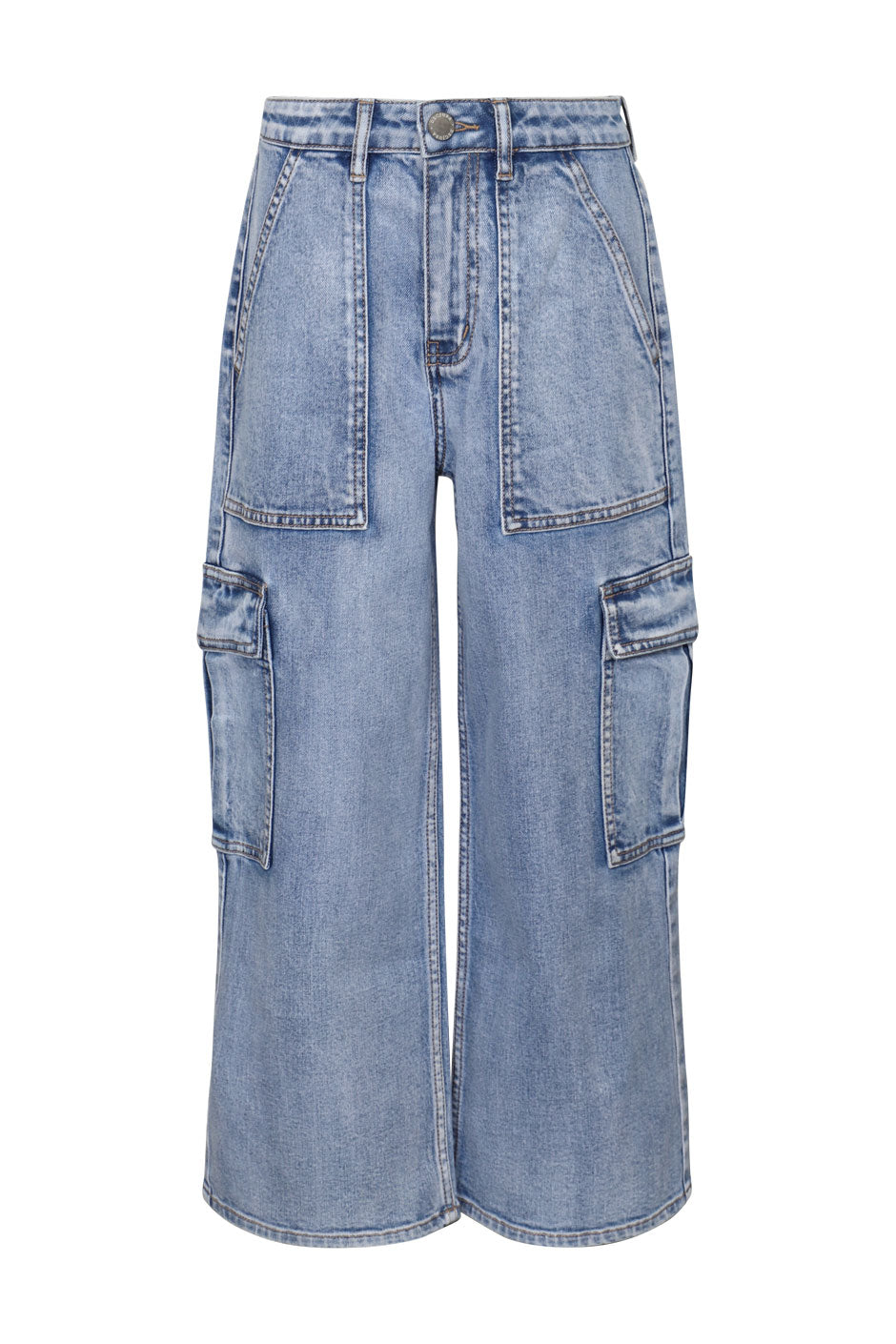 Girls Eliza Denim Cargo Jean