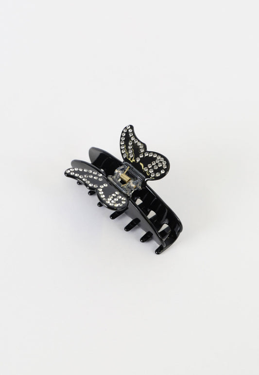 Girls CZ Butterfly Hair Claw
