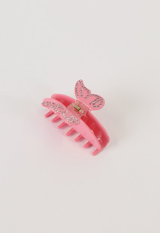 Girls CZ Butterfly Hair Claw