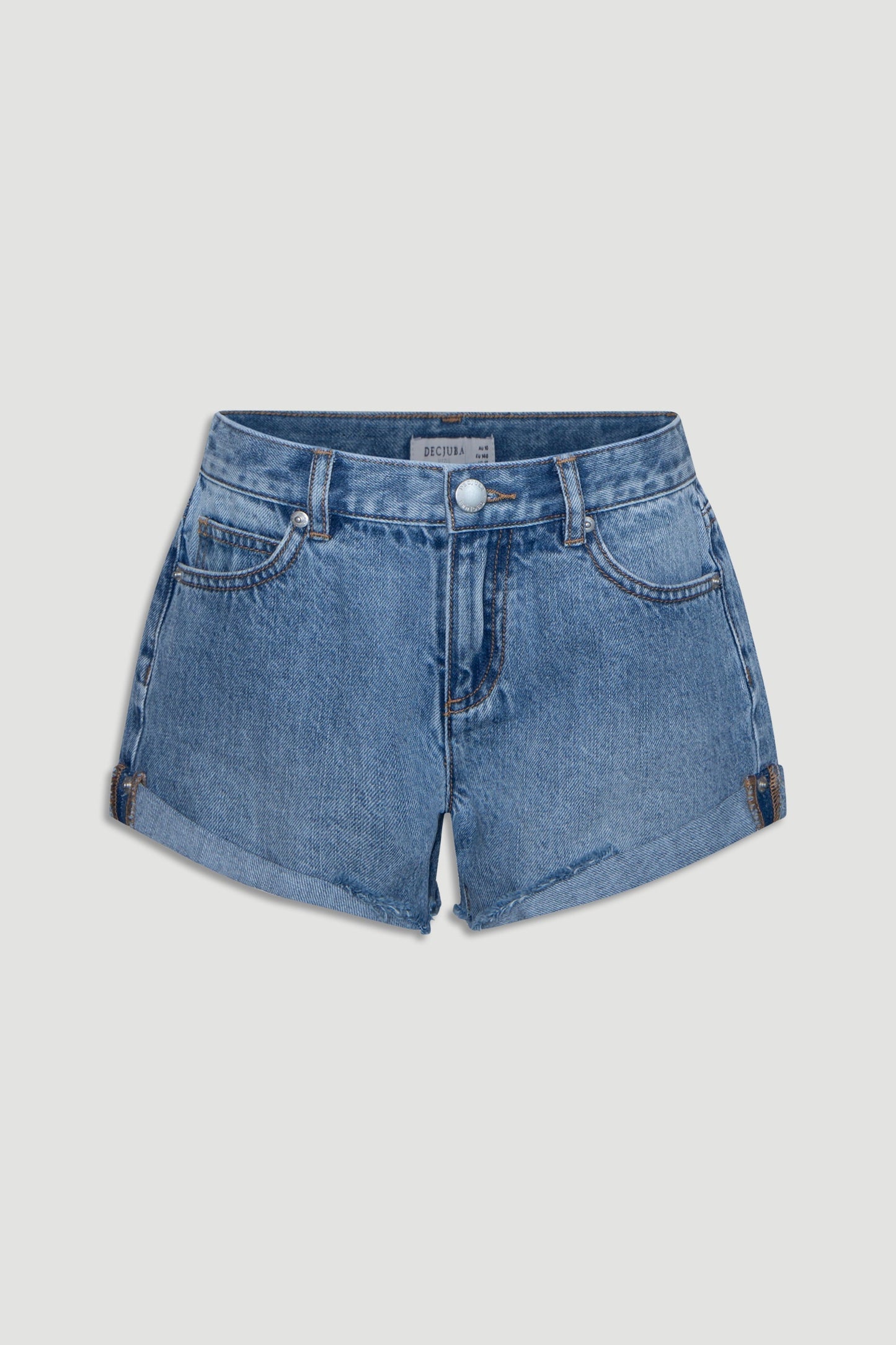 Girls Abbie Rolled Denim Short