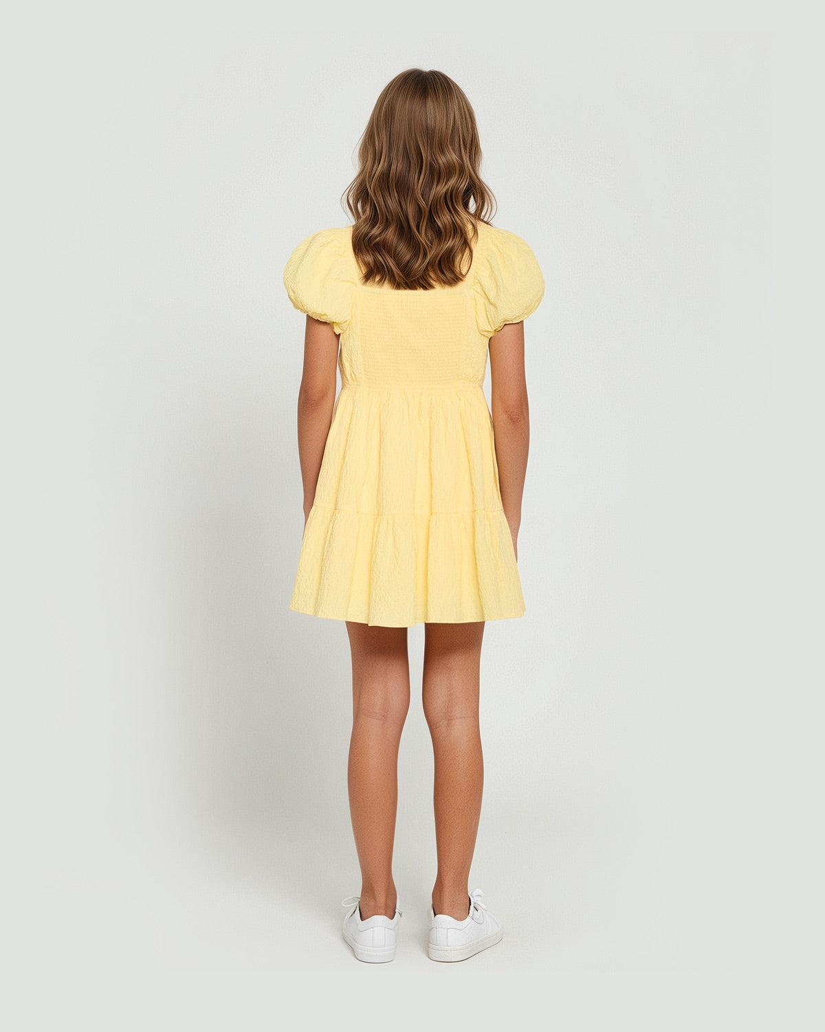 Girls Evie Textured Mini Dress