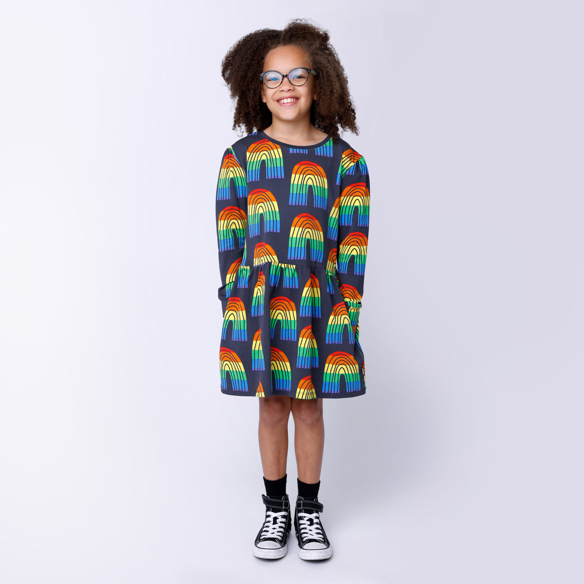 Stripey Rainbow Dress