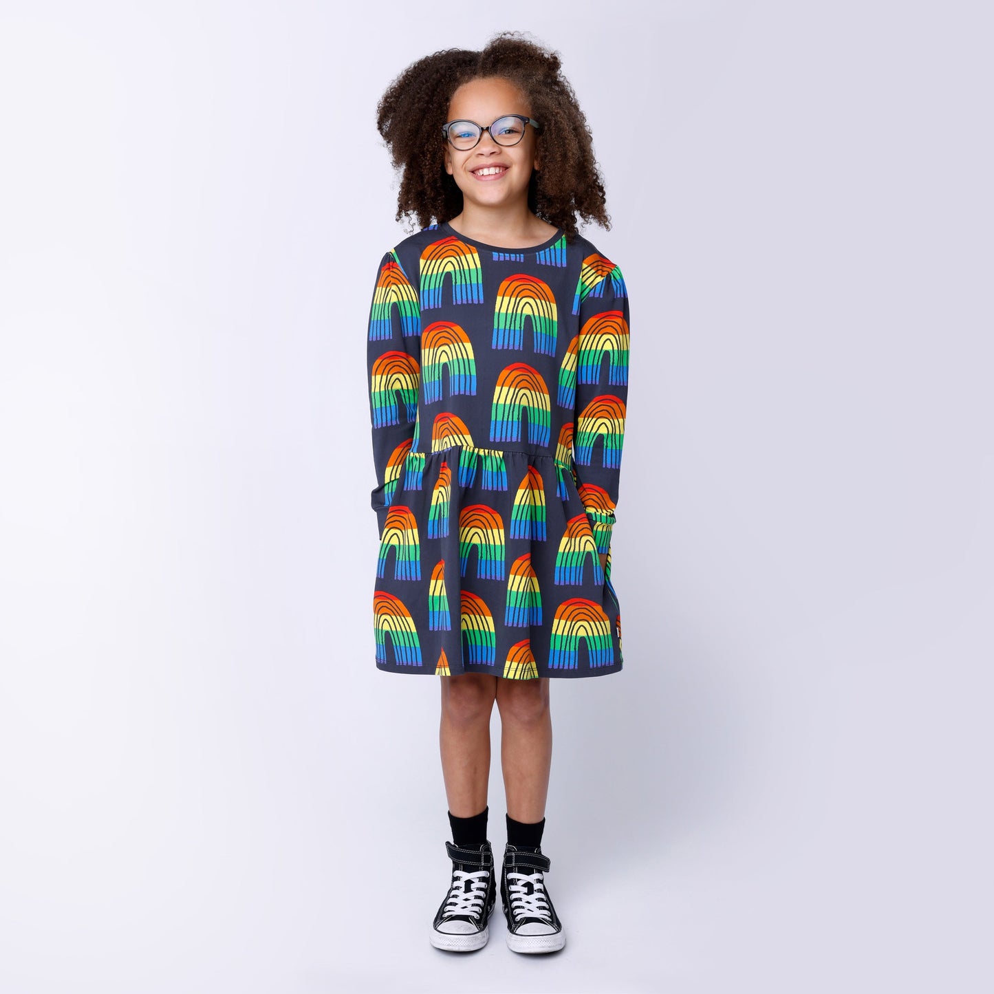 Stripey Rainbow Dress