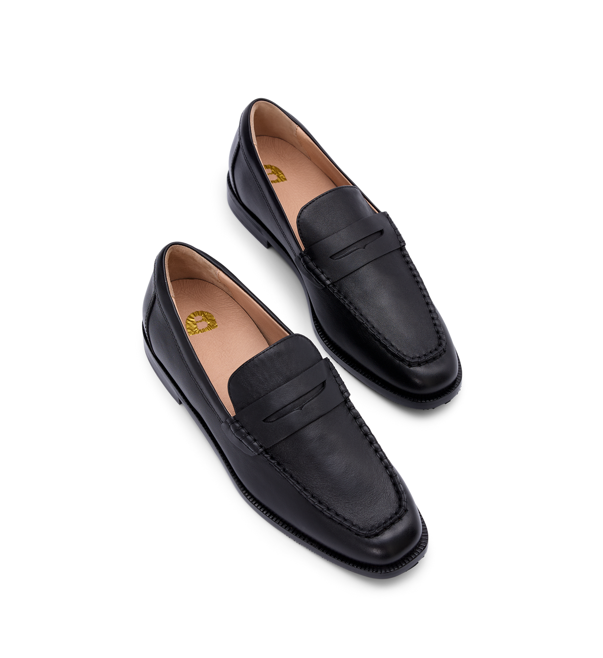 Bared Footwear Maleo Black Penny Loafers