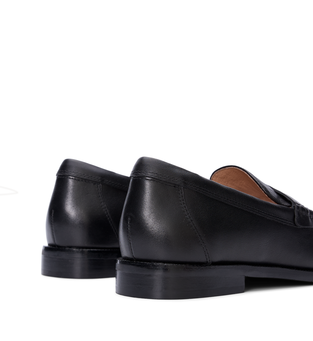 Bared Footwear Maleo Black Penny Loafers back