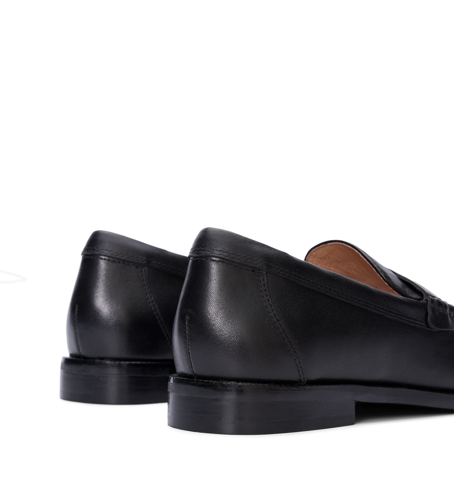 Bared Footwear Maleo Black Penny Loafers back
