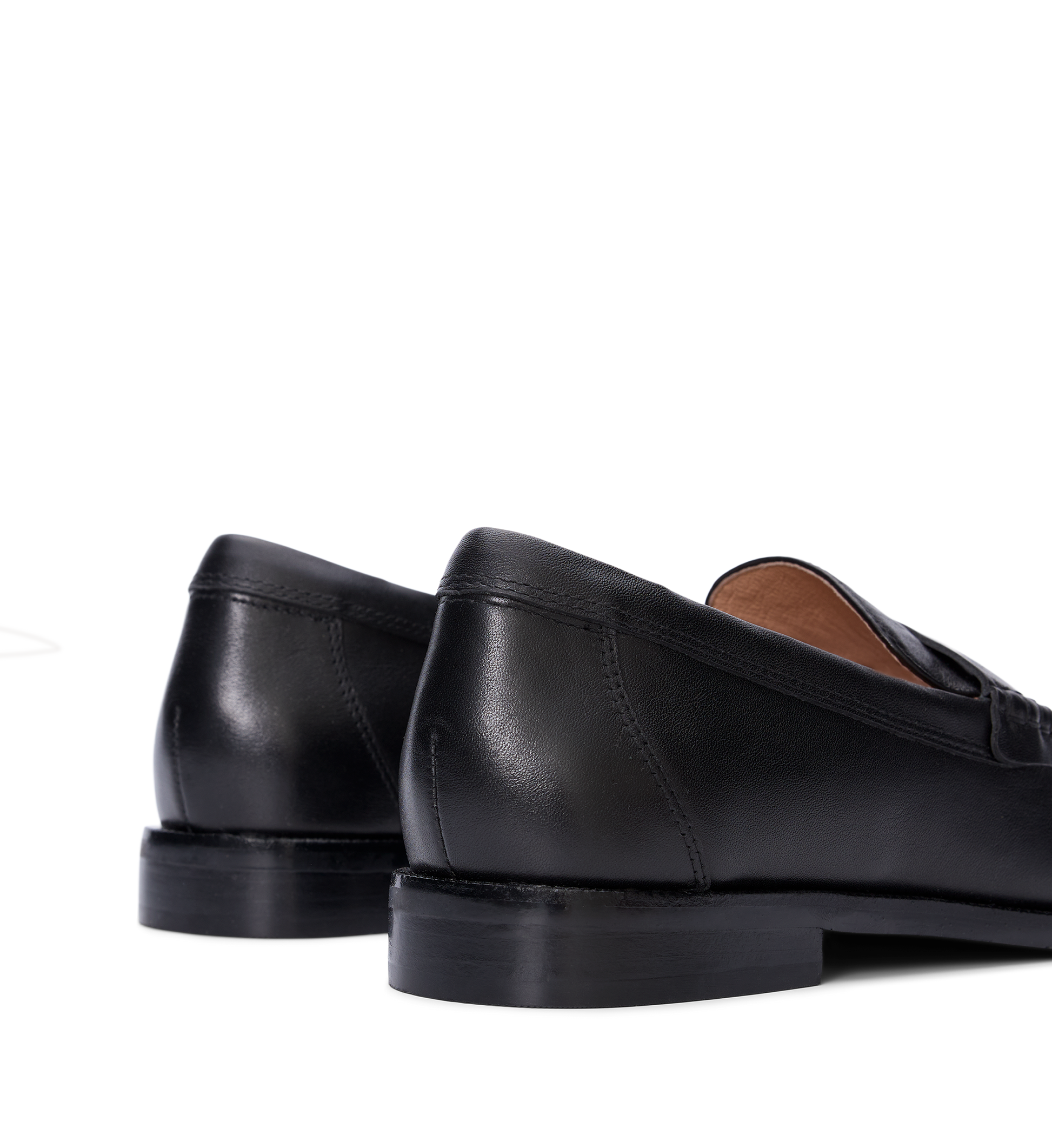 Bared Footwear Maleo Black Penny Loafers back