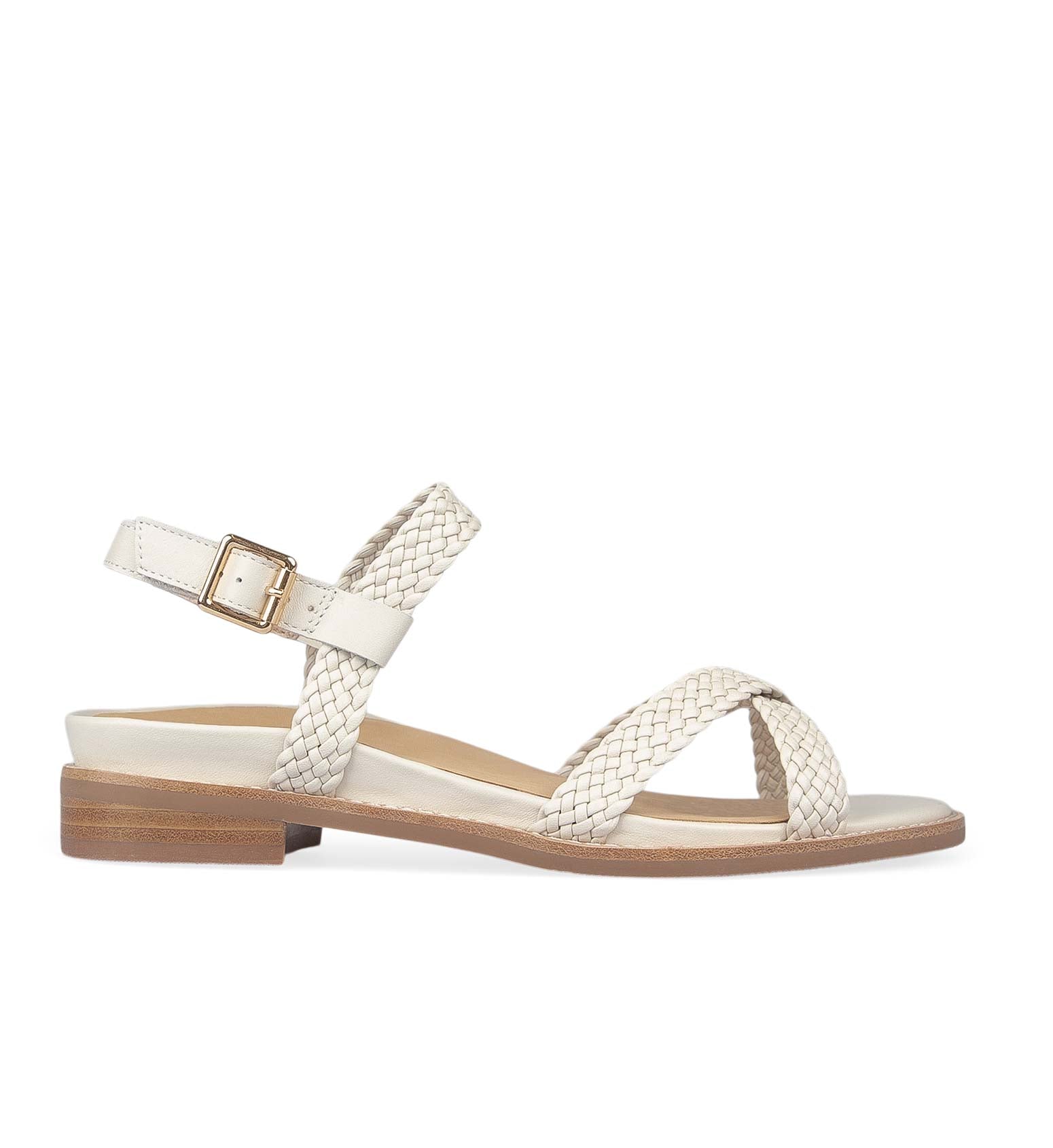 women's ecru leather sandals comfortable women's sandals woven leather sandals
