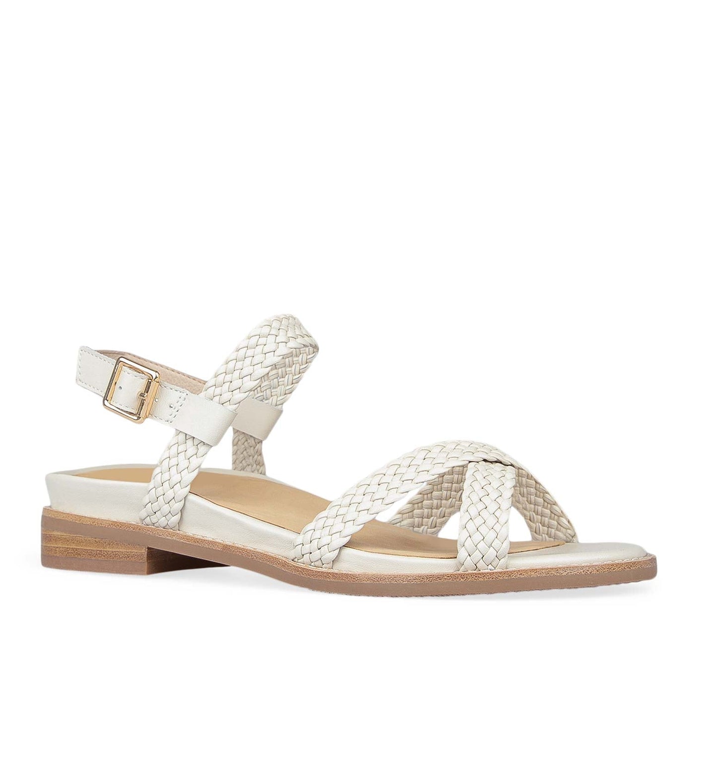 women's ecru leather sandals comfortable women's sandals woven leather sandals