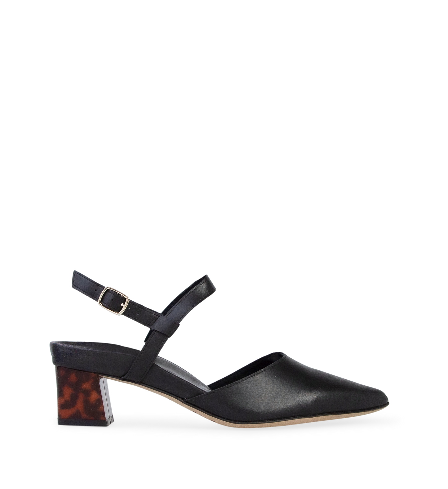 Marabou Black MIRUM® Plant Based Vegan Low Heels