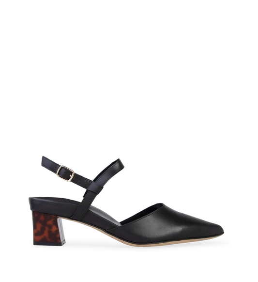 Marabou Black MIRUM® Plant Based Vegan Low Heels