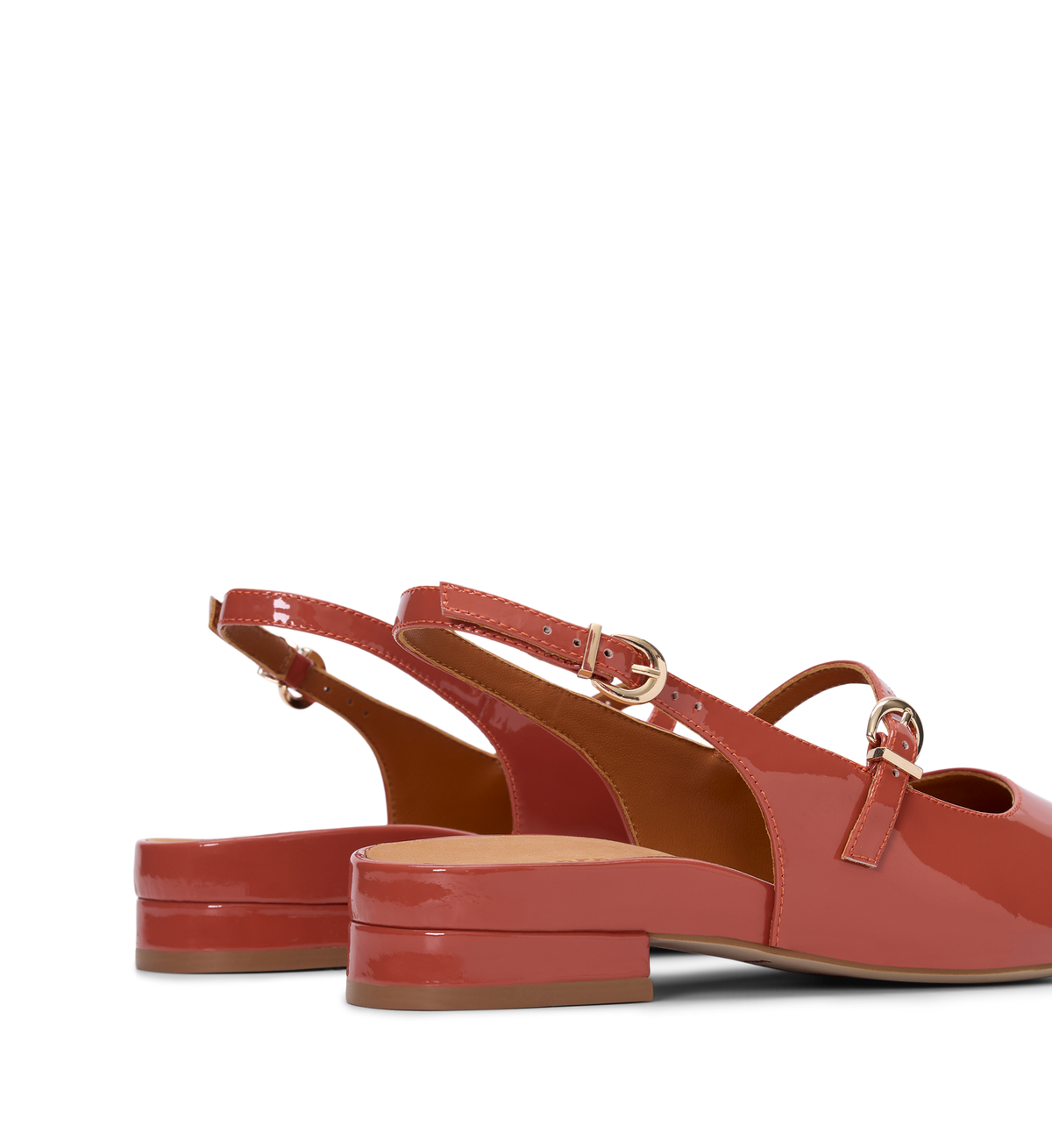 gold buckles on the mountaingem terracotta flats
