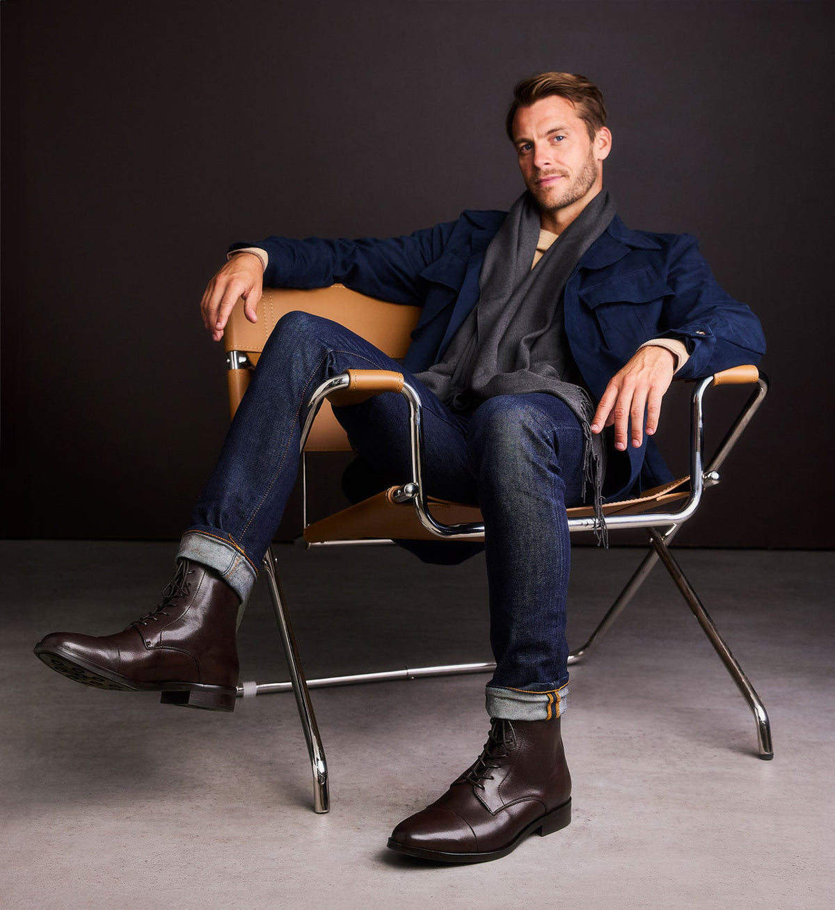 Men's Nobelium Leather Boots
