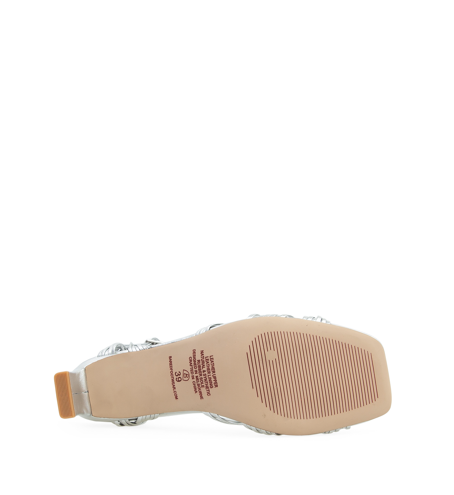 Nunlet Silver Leather High Heels