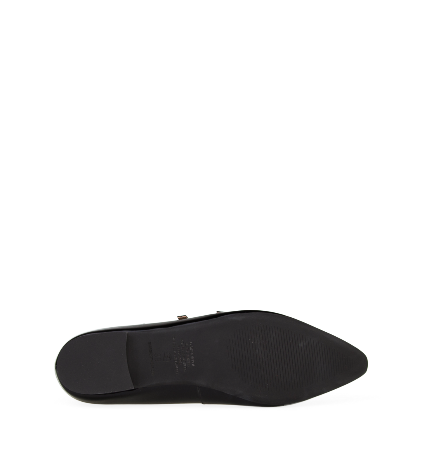 Partridge Black Patent Leather Ballet Flats