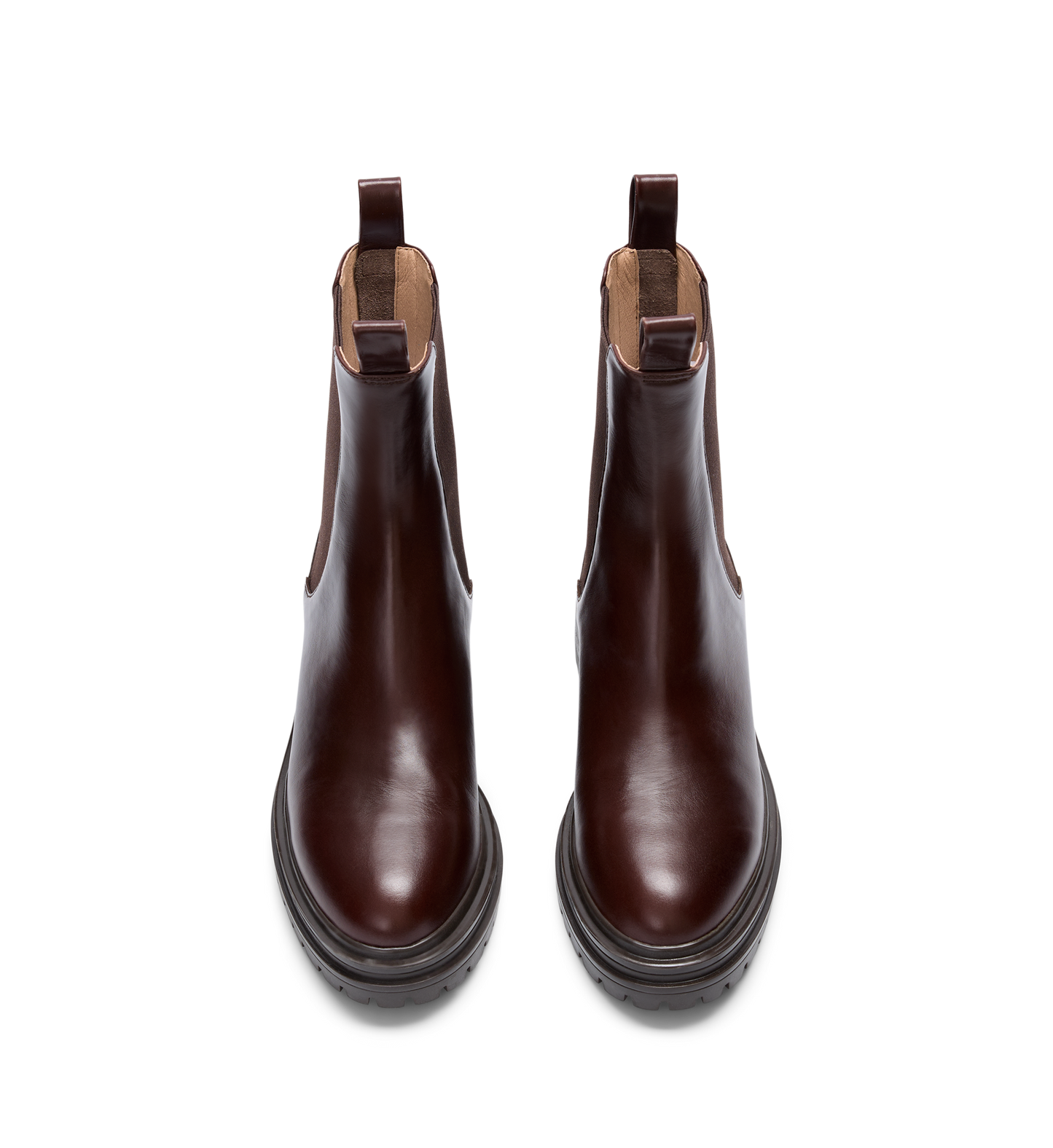 Peltops Leather Flat Boots