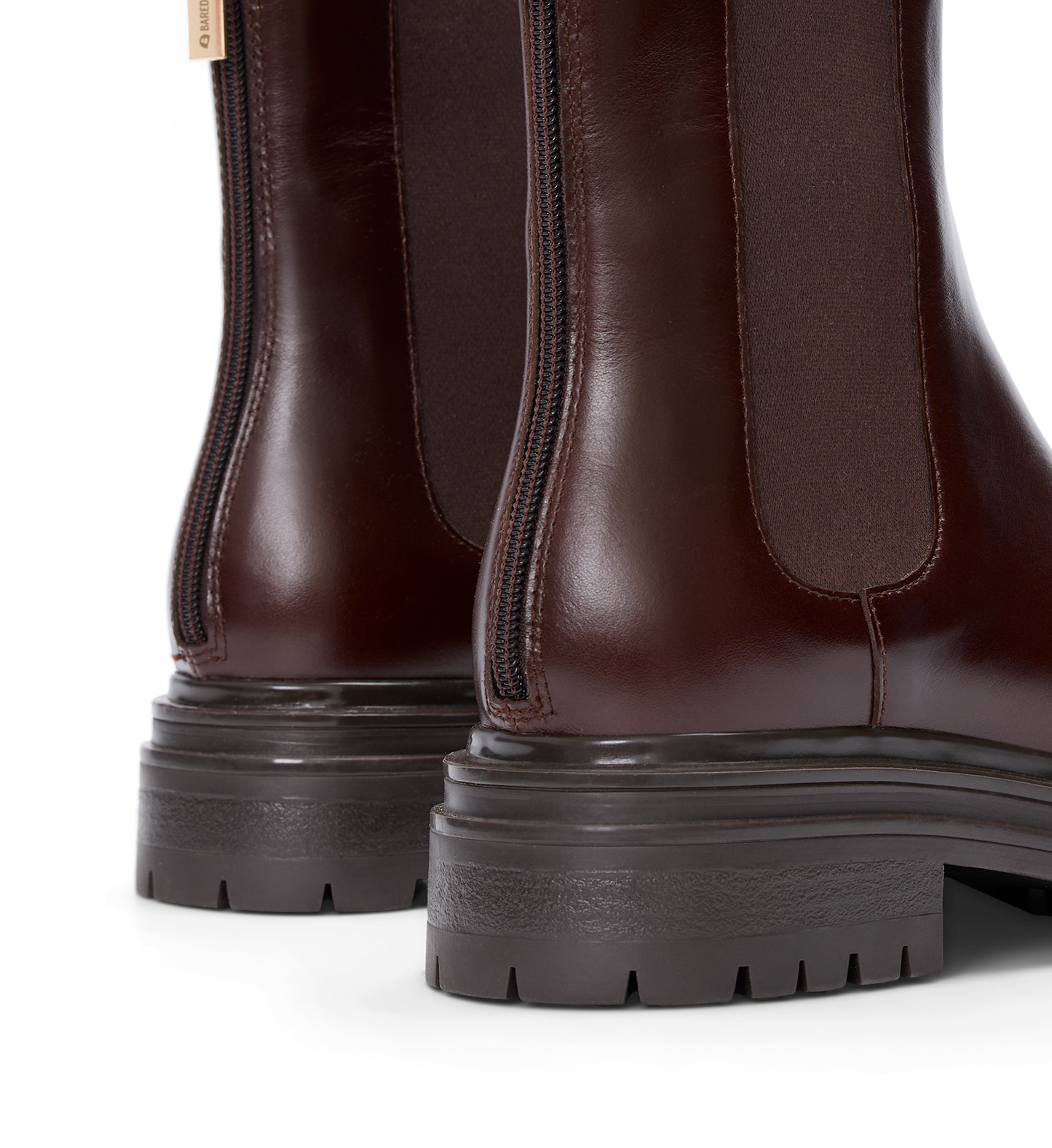 Peltops Leather Flat Boots