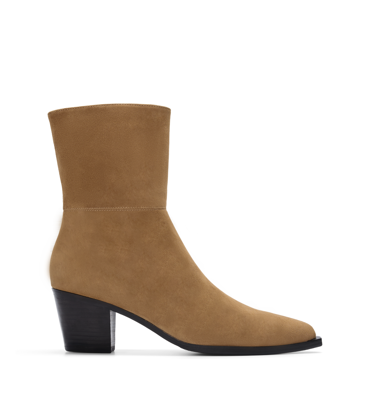 Pica Camel Suede Heeled Boots