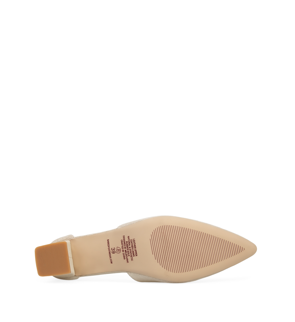 Quelea Shimmer Leather Low Heels