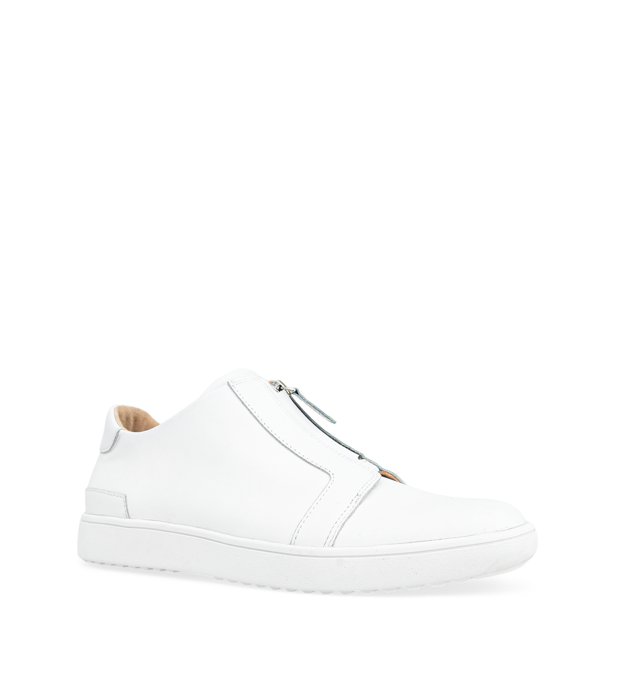 Razorbill White Leather Sneakers