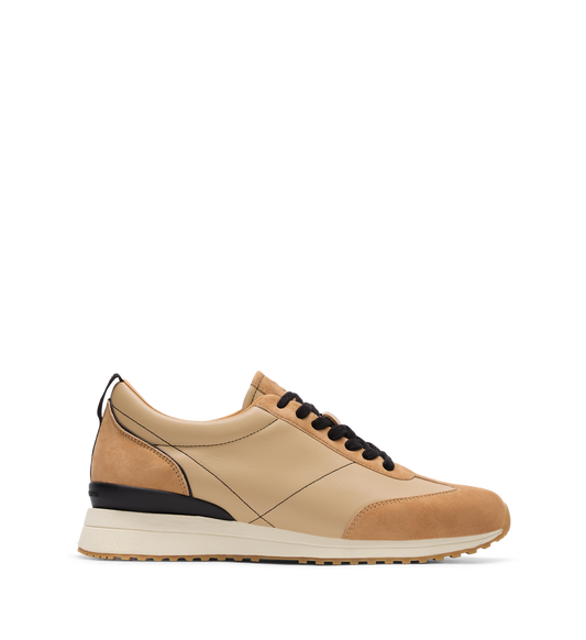 Saker 2 Caramel Mix Leather Sneakers