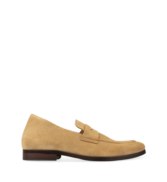 Samarium Sand Suede Loafers