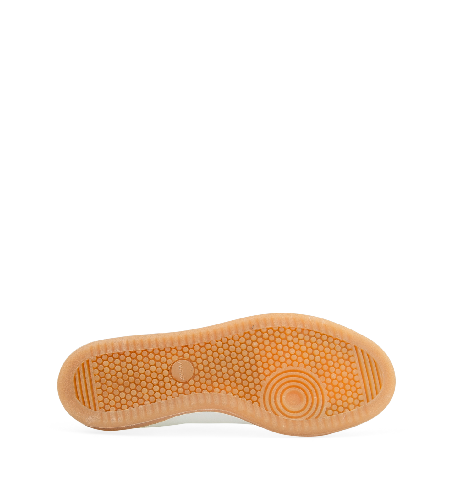 Silkie White Leather & Gum Sole Sneakers