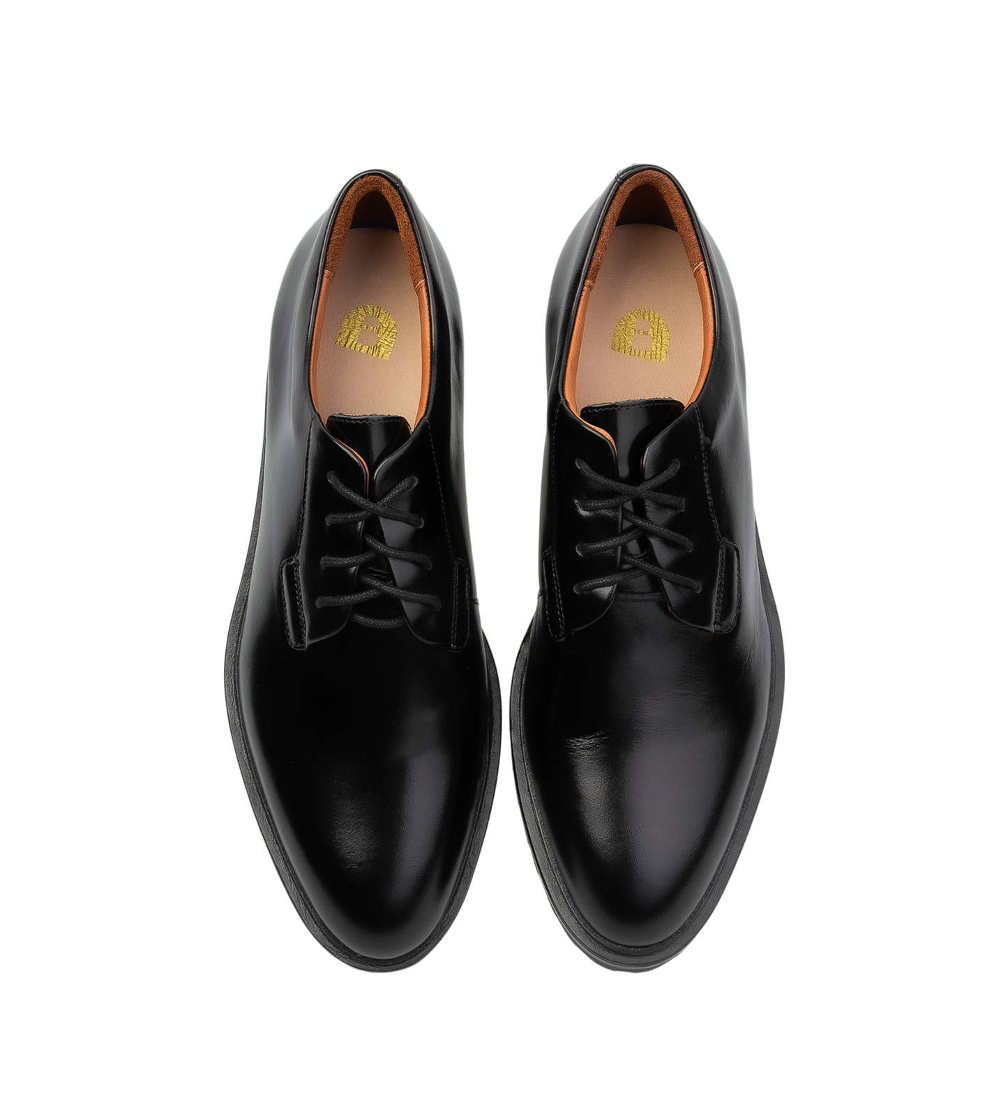 Silktail Black Polished Leather Flats