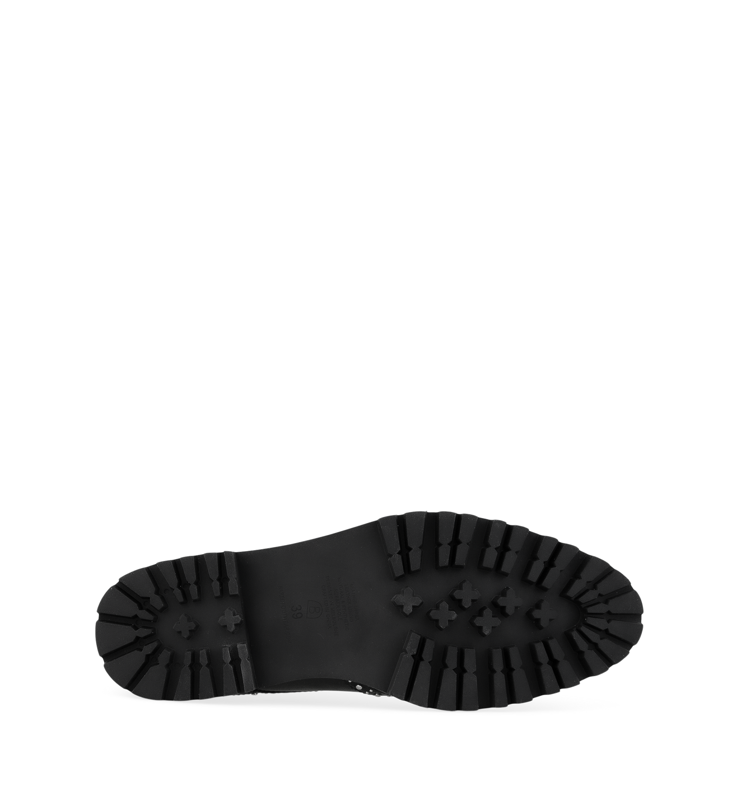 Silktail Black Leather & Hardware Flats