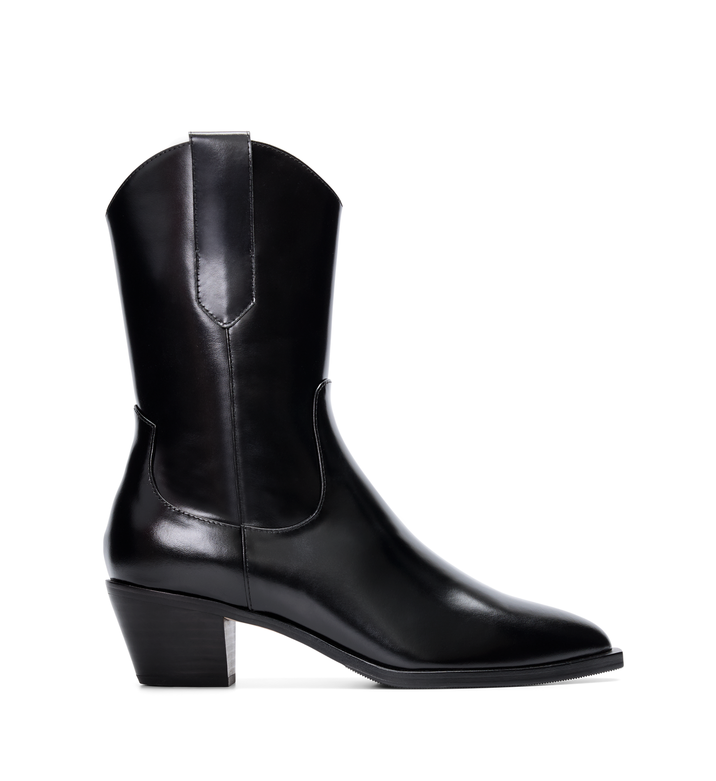 Strix Boxed Leather Heeled Boots
