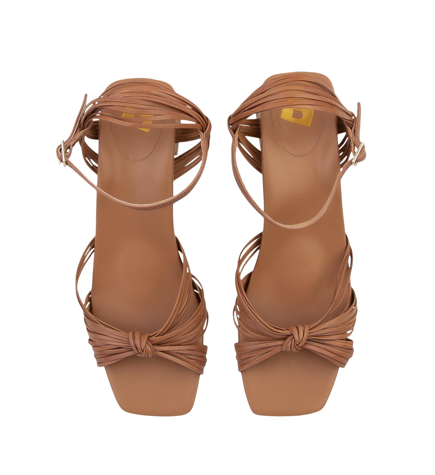 Sunangel Tan Leather Low Heels